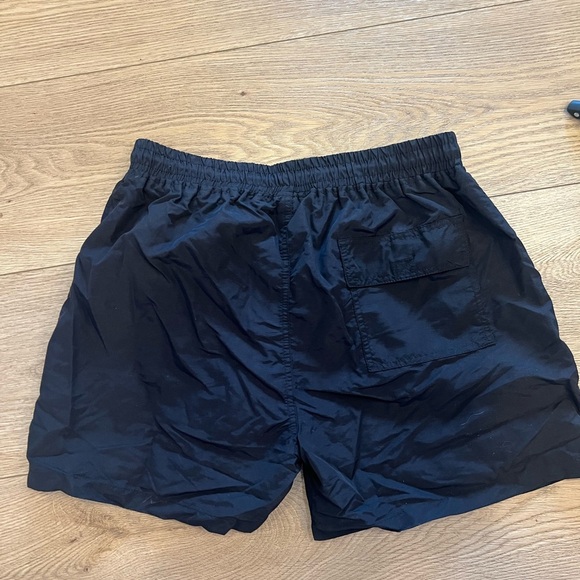 NWT Men’s black HOOOYI swimsuit size M with perfect working orange drawstrings. - Picture 3 of 6